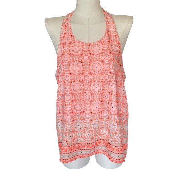 Sweet Rain Sleeveless Lightweight Flowy Hi-Low Pullover Top Women's M - Picture 1 of 7